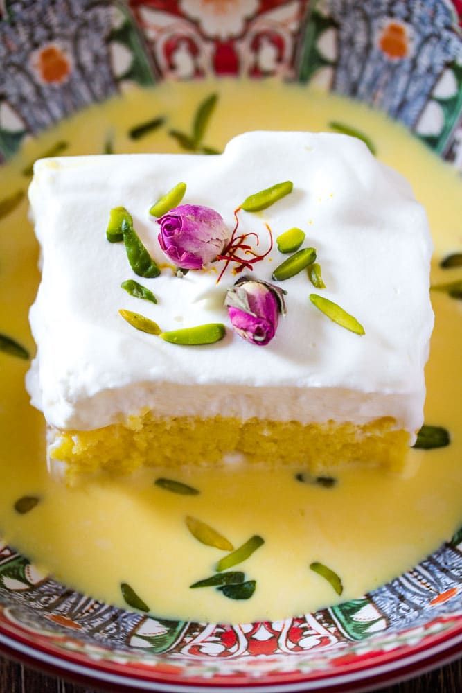 SAFFRON MILK CAKE